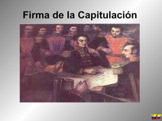 Firma de la Capitulación 