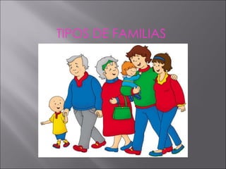 TIPOS DE FAMILIAS 