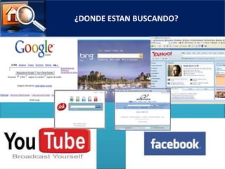               ¿DONDE ESTAN BUSCANDO?