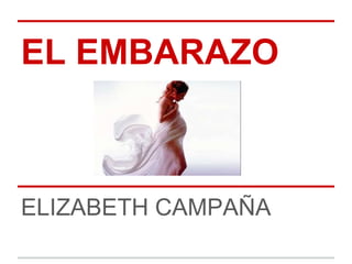 EL EMBARAZO



ELIZABETH CAMPAÑA
 