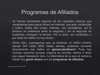 Gustavo Cajas IDE - 0414681
 