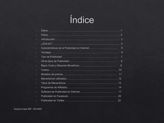 Gustavo Cajas IDE - 0414681
 