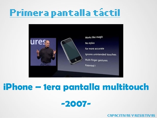 pantallas resistivas multitouch