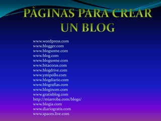 BLOGS