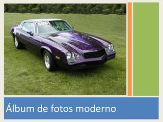 Álbum de fotos moderno 