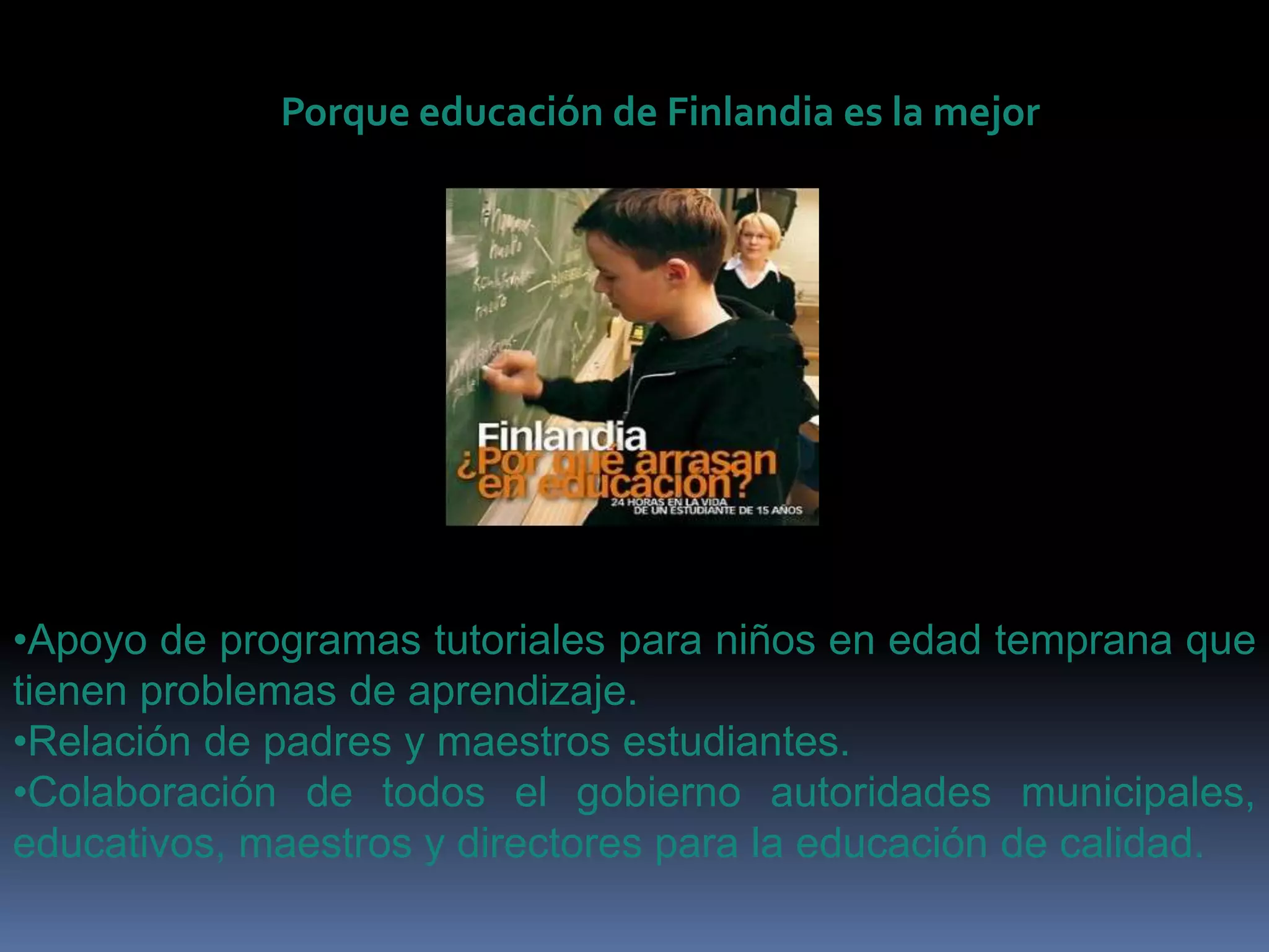 Sistema Educativo en Finlandia | PPT