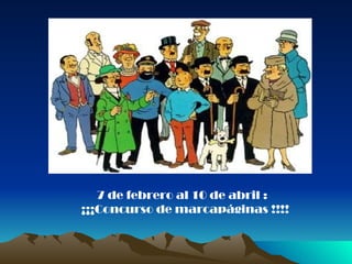 7 de febrero al 10 de abril : ¡¡¡Concurso de marcapáginas !!!! 