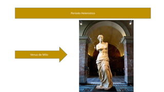 Período Helenístico 
Venus de Milo 
 