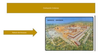 CIVILIZACIÓN CRETENSE 
Civilización Cretense 
Palacio de Knossos 
 