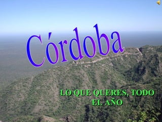 Córdoba LO QUE QUERES, TODO EL AÑO 