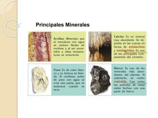 Principales Minerales
 