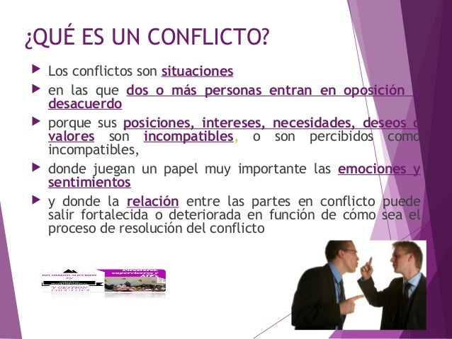 Presentación 4 elementos del conflicto