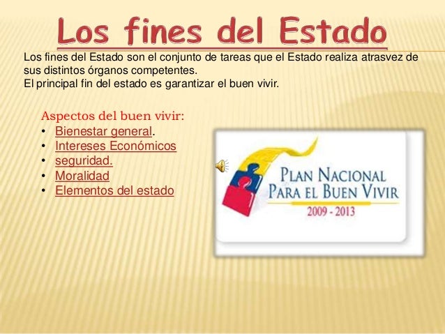 Fines del Estado