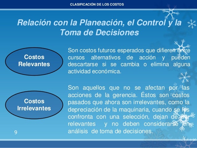 costos y su concepto