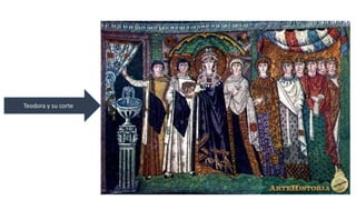 Teodora y su corte 
 