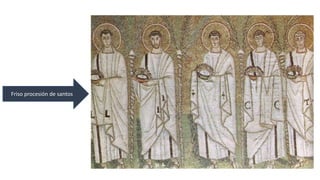 Friso procesión de santos 
 