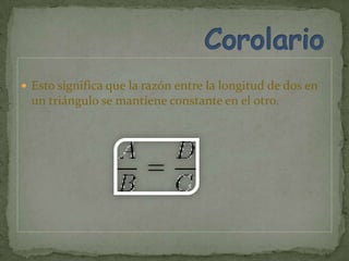 Fue el mas importante de los Siete filósofos griegos.Teoremas de MiletoTales fue el primero en demostrar sus afirmaciones, por lo que se le considera el primer matemático de la historia.