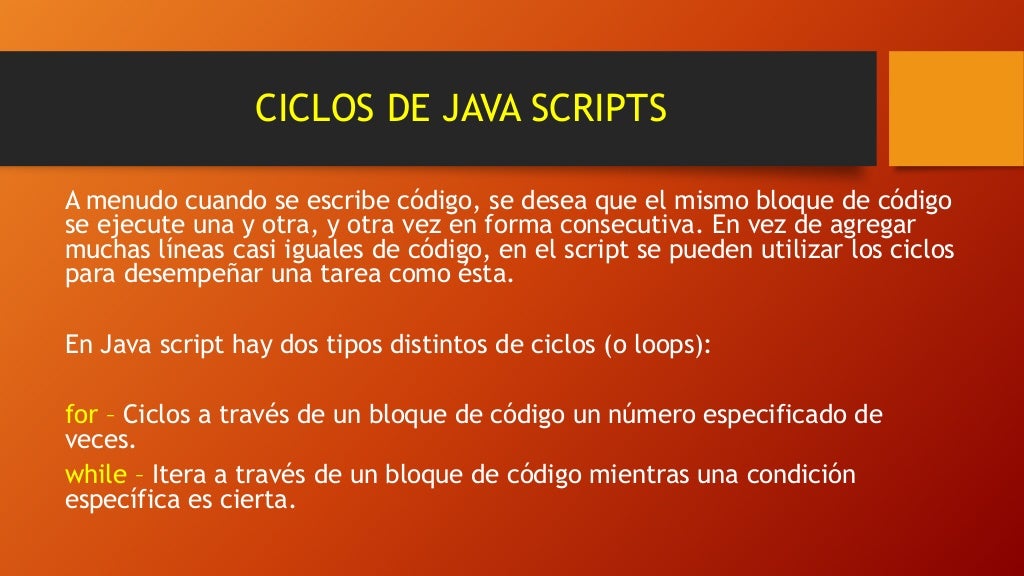 Java Scripts