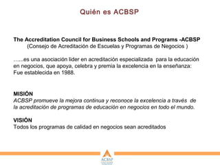 Presentación acbsp | PPT