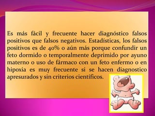 ELÍPTICO: ascenso que se caracteriza por un aumento de larga duración. Está relacionado con un estímulo hipóxico, especialmente cuando conduce a un cambio de la línea de base de la FCF.