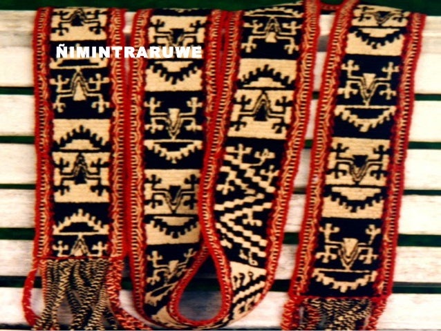 Resultado de imagen para arte textil mapuche