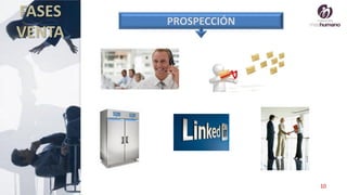 10
PROSPECCIÓN
FASES
VENTA
 