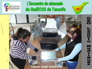 CEO Leoncio Rodríguez Energías Horno solar artesanal  