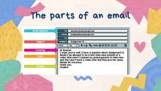 Pre writing stage - producing an informal email | PDF