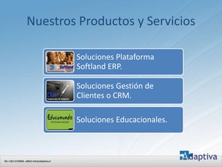 Nuestros Productos y Servicios