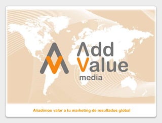 Añadimos valor a tu marketing de resultados global
 