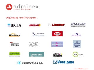 www.adminex.com Algunos de nuestros clientes 