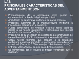 Presentación advertainment