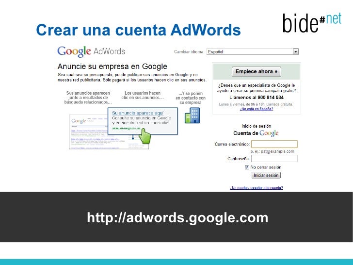 adwords inicio de sesion