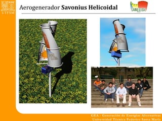 Aerogenerador Savonius Helicoidal
 