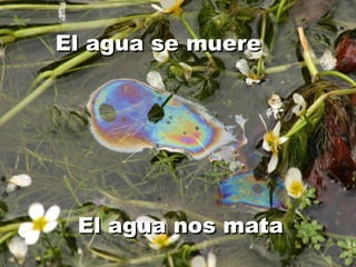 El agua se muere El agua nos mata 