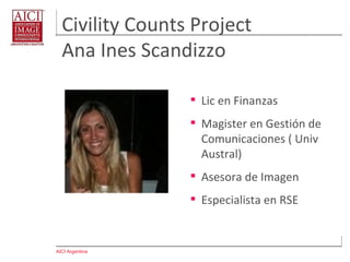 AICI Argentina
La fuerza de AICI Argentina
son sus miembros
 