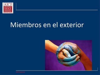 AICI Argentina
AICI Argentina 2011
 AICI Argentina fue nombrada Embajada de la
Paz por UNESCO, Mil Milenios y el Honorable
Senado de la Nación Argentina
 