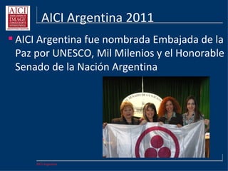 AICI Argentina
¿Por qué unirme a
AICI Argentina?
 