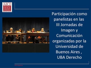 AICI Argentina
 Para impulsar la propia carrera y la marca
propia de tu empresa
 Pertenecer a una Asociación Internacional
que es referente de alta excelencia
académica
 Recibir capacitación continua y darla
 