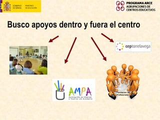 Busco apoyos dentro y fuera el centro   