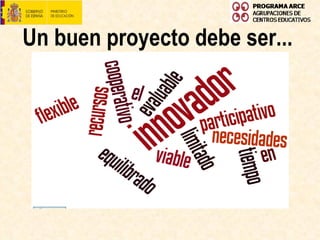 Un buen proyecto debe ser... 