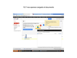 10.Y nos aparece cargado el documento
 