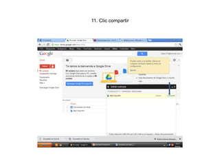11. Clic compartir
 