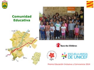 Comunidad
Educativa
Premio Educación Inclusiva y Convivencia 2014
 