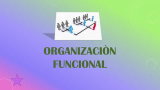 ORGANIZACIÒN
FUNCIONAL
 