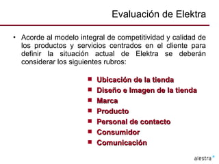 Presentación analisis elektra | PPT