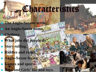 They lived in family groups in villages, not cities