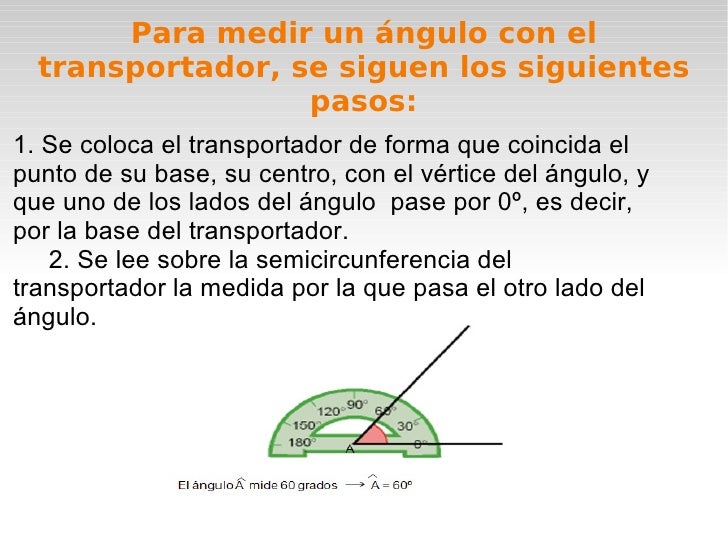 Resultado de imagen de medir angulos primaria