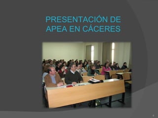 Presentación apeacurso