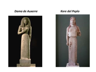 Dama de Auxerre Kore del Peplo
 